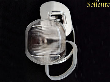 لنز LED COB بدون شیشه ای با بازتابنده آلومینیومی 107mm 150 * 70 درجه